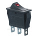 Перемикач TNSy KCD3-101EN R/B з підсвічуванням червоний (TNSy5500834)