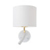 Бра, настінний світильник TK Lighting 1370 Richi E27+G9 1+1x15W+8W IP20 білий