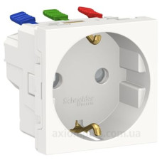 Розетка Schneider Electric NU305718 (затискний контакт) 16А (біла)