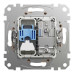 Розетка Schneider Sedna Design бежева комп'ютерна RJ45 Cat. 6 UTP + TV ( SDD112469T )