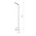 Світильник вуличний стовпчик Nowodvorski 11540 Slim LED 1x7W 3000K 450Lm IP54 чорний