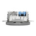 Розетка Schneider Sedna Design алюміній комп'ютерна RJ45 Cat.6 UTP + TV ( SDD113469T )