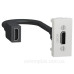 HDMI розетка Schneider Electric NU343018 1М (біла) HDMI розетка Schneider Electric NU343018 1М (біла)