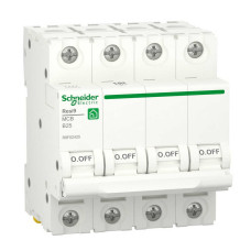 Автоматичний вимикач Schneider 6кА B 4p 25А Resi9 ( R9F02425 )