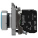 Металева кнопка Schneider Electric XB4BA61 Harmony XB4 синя