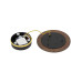 Бра, настінний світильник Nowodvorski 11288 Ring Timber LED S 1x7W 3000K 60Lm IP20 коричневий