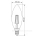 Світлодіодна філаментна лампа Titanum Filament C37 E14 4Вт 4100K (TLFC3704144)