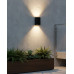 Вуличний світильник Azzardo AZ4268 Rimini Square GU10 2x35W IP54 чорний Вуличний світильник Azzardo AZ4268 Rimini Square GU10 2x35W IP54 чорний