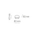 Точковий світильник TK Lighting 6241 Dallas GX53 1x11W IP20 чорний