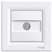 Прохідна TV розетка (4 dB) Schneider Electric Asfora EPH3200221 (біла)