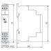 Реле затримки часу на вимкнення NTE9-B1 AC/DC 12-240V АСКО ( A0010240003 )