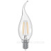 Прозора LED лампа Electrum GL LC-4FP C37 4Вт Е14 4000K (A-LC-1368)