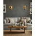 Бра, настінний світильник Zuma Line WL32160/3W/GD Flux LED 1x3W 3000K 175Lm IP20 золотий (5905316693487)
