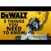 Торцювальна мережева пила DeWALT DWS773 1300 Вт 4500 об/хв