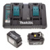 Набір акумуляторів Makita 197629-2 LXT (BL1850Bx2 DC18RD Makpac3)