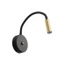 Бра, настінний світильник TK Lighting 10201 Lagos G9 1x8W IP20 чорний