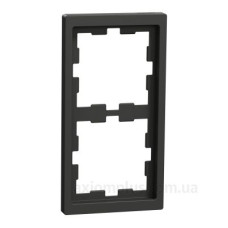 Двомісна рамка Schneider Electric D-Life MTN4020-6534 антрацит