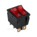 Подвійний клавішний перемикач E.Next e.switch.key.02 6pin з індикацією (s2040002)