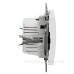 USB розетка Schneider Electric Sedna Design & Elements A+A 2,1A біла SDD111401