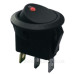 Перемикач TNSy KCD1-8-101EN R/B круглий з підсвічуванням червоний (TNSy5500749)