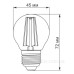 Світлодіодна філаментна лампа Titanum Filament G45 E27 4Вт 4100K (TLFG4504274) Світлодіодна філаментна лампа Titanum Filament G45 E27 4Вт 4100K (TLFG4504274)