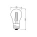 Світлодіодна лампочка Osram 4099854467509 LED E27 1x1.8W 2700K 250Lm IP20