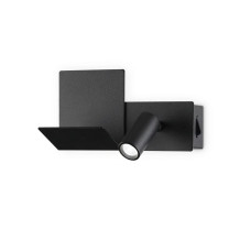 Бра, настінний світильник Ideal Lux 306827 Komodo LED 1x4.5W 3000K 240Lm IP20 чорний