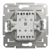 Вимикач трьохклавішний Schneider Electric Asfora без рамки білий (EPH2170121)