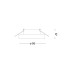 Точковий світильник Ideal Lux 83254 Blues GU10 1x50W IP20 прозорий
