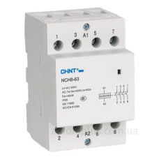 Модульний контактор Chint NCH8-63/40 63A 4NO AC 220/230В (256101)