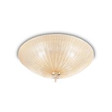 Світильник стельовий Ideal Lux 140193 Shell E27 6x60W IP20 бурштиновий