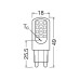 Світлодіодна лампочка Osram 4058075432420 LED G9 1x4.2W 4000K 470Lm IP20