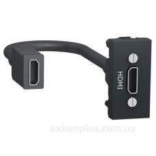 HDMI розетка Schneider Electric NU343054 1М (антрацит) HDMI розетка Schneider Electric NU343054 1М (антрацит)