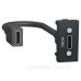 HDMI розетка Schneider Electric NU343054 1М (антрацит) HDMI розетка Schneider Electric NU343054 1М (антрацит)