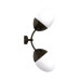 Бра, настінний світильник Pikart 35416-4 Burgeon Sconce E14 2x60W IP20 коричневий
