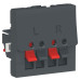 Аудіорозетка Schneider Electric NU348654 2М (антрацит)
