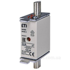 Запобіжник ETI 004181208 NH-000/gG 32A 500V KOMBI