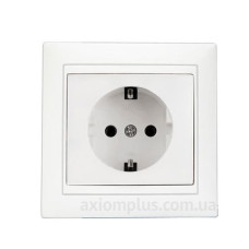 Розетка Elcor Emily 9215 (211576) із заземленням (білий)