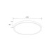 Світильник стельовий Zuma Line WM-BP1108-S-W Cami LED 1x36W 3000K/4000K/6000K 3085Lm IP20 коричневий (5905316627499)