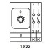 Пакетний перемикач Аско-Укрем ПКП Е9 1.822 A0110010009 (1-0 2 полюси)