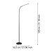 Торшер Eglo 96439 Laroa LED 1x4.5W 4000K 600Lm IP20 чорний