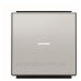 Клавіша вимикача ABB Sky 2CLA850130A1301 8501.3 PL із лінзою (срібло)