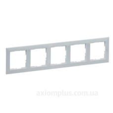 Рамка 5-постова Legrand SUNO (алюміній) 721515