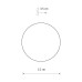 Бра, настінний світильник Nowodvorski 10280 Ring Wood LED S 1x7W 3000K 60Lm IP20 золотий