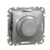 Поворотний світлорегулятор Schneider Electric Sedna Design & Elements RC 3-370 Вт алюміній SDD113501