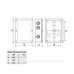 Термопластикова коробка Bemis BB2-0621-0063 ABS 120x225x140 IP44 з прозорою кришкою (5.1.1.113823)