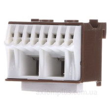 Блок фазних клем Hager KN10P 2x16мм2+8x4мм2