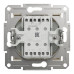 Вимикач трьохклавішний Schneider Electric Asfora без рамки кремовий (EPH2170123)