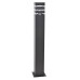 Вуличний світильник Goldlux 316189 Teksas E27 1x12W IP44 графітовий