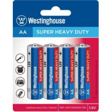 Сольова батарейка Westinghouse R6P-BP4 Super Heavy Duty AA/R6 4шт у блістері Сольова батарейка Westinghouse R6P-BP4 Super Heavy Duty AA/R6 4шт у блістері